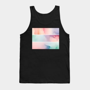 Pastel Harmony Triptych Tank Top